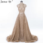 Mermaid High-endEvening Dresses Sleeveless Sequined Sparkly LA6279