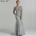 On Sale no return no refundSale Dubai Designer CUT-OUT Sexy Evening Dresses Mermaid Tulle LA6407