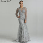 On Sale no return no refundSale Dubai Designer CUT-OUT Sexy Evening Dresses Mermaid Tulle LA6407