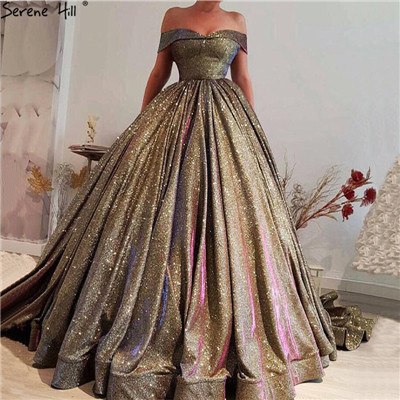 En oferta, sin devoluciones ni reembolsos. Vestidos de noche brillantes con bordado LA6526