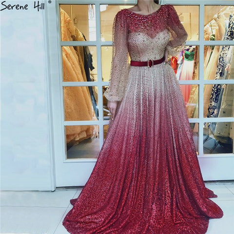 En solde, aucun retour, aucun remboursement, soldes, robes de soirée en cristal de diamant, broderie de perles, mode, robes de soirée sexy LA6515