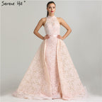 Mermaid Pink Tulle Evening Dresses Evening Gowns LA6289