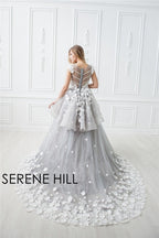 Pink Flower Ball Gown Wedding Dress Bridal Dress HA2043
