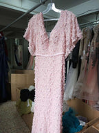 On Sale No Return No Refund Sale Sexy Mermaid Short Sleeves Luxury Evening Dresses Flowers Lace  Pearls Fashion Elegant Evening Gowns 2025 LA6311