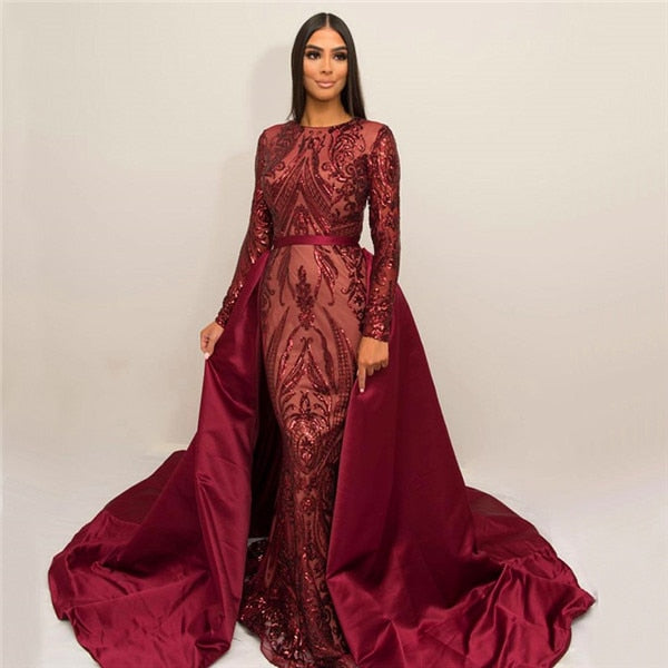 Green Luxury Mermaid Evening Dress  Evening Gowns LA6613
