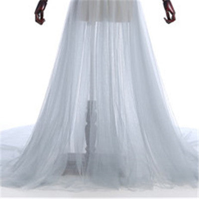 On Sale No Return No Refund Sale Formal dress Long Sleeve See Through Blue Evening Dresses Custom Size Plus Size HA2098