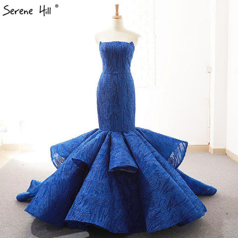 Robe de mariée sirène à épaules dénudées et paillettes