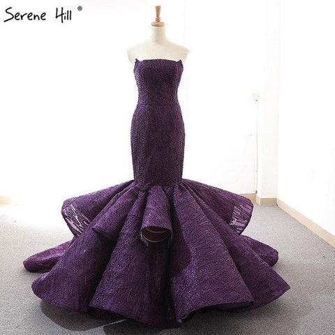 Robe de mariée sirène à épaules dénudées et paillettes