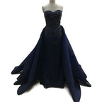Dubai Design Full Crystal Evening Dresses Off Shoulder Mermaid LA6637