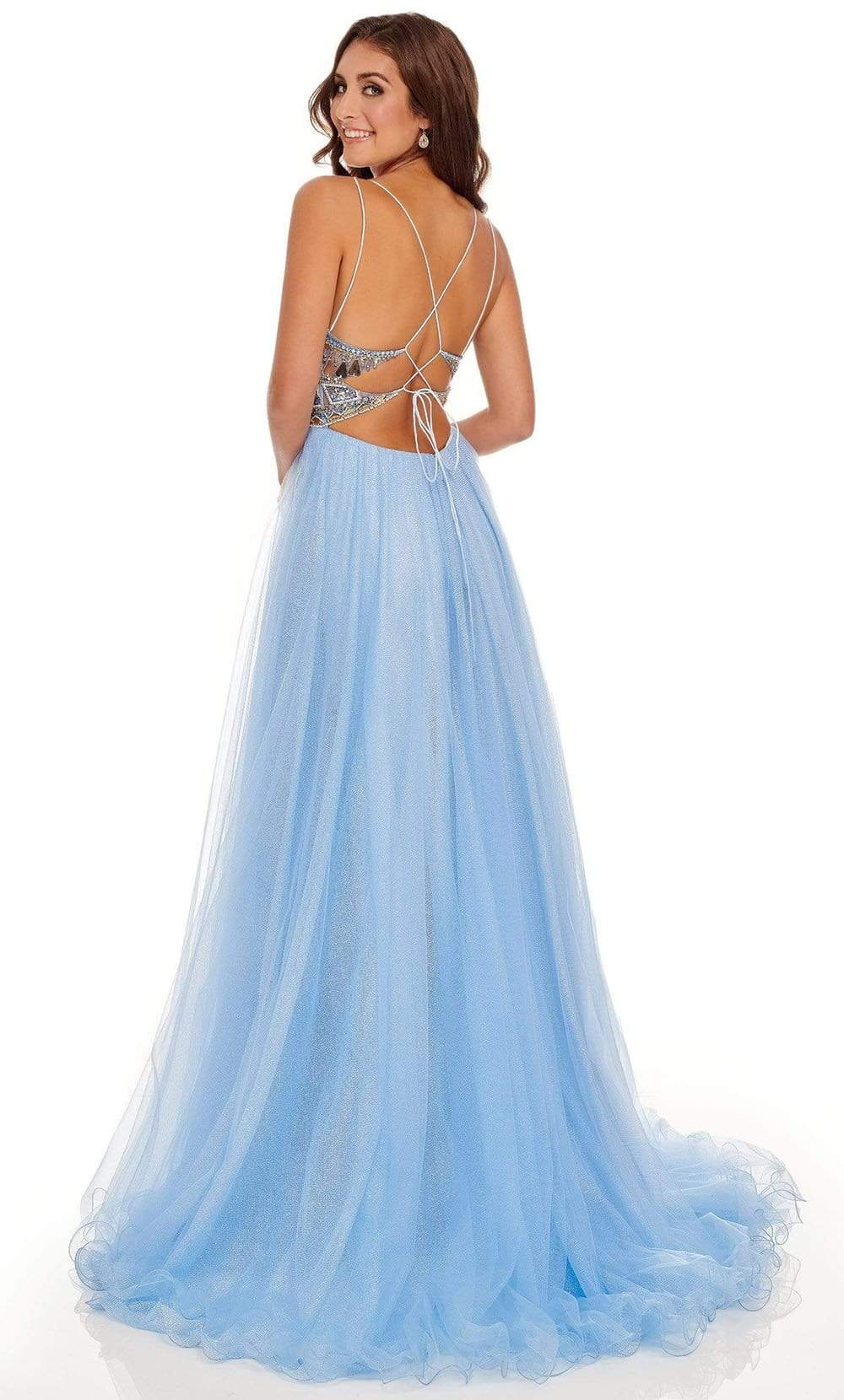 Geometric Cut Glass Tulle Dress