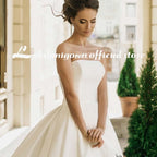Baoleely Romantic Lace Wedding Dresses V neck A Line High Slit