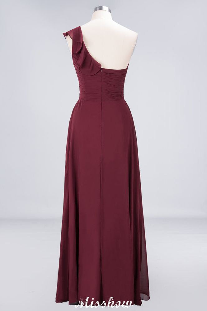 Vestido de dama de honor sexy sin mangas con escote corazón y un solo hombro, con volantes, ideal para bodas en la playa.