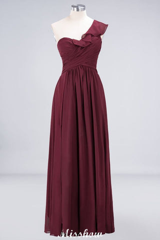 Vestido de dama de honor sexy sin mangas con escote corazón y un solo hombro, con volantes, ideal para bodas en la playa.