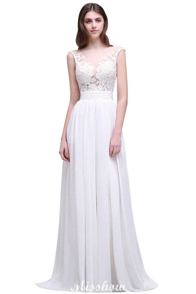 Robes de mariée fourreau en dentelle transparente et mousseline pour la plage
