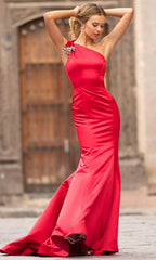 One Shoulder Prom Dress
