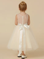 Vestidos cortos de princesa de tul para bodas, cumpleaños, concursos y niñas de las flores