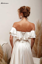 Baoleely Silk A-Line Wedding Dress Elegant