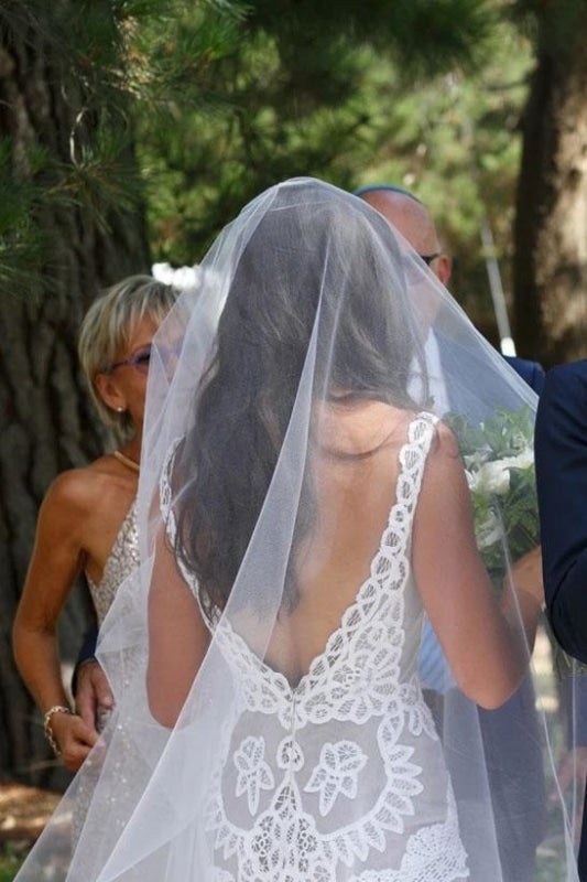 Robe de mariée élégante de plage, col simple, sans manches, style sirène, dos nu en dentelle et dentelle, robe de mariée simple et sans manches. 
