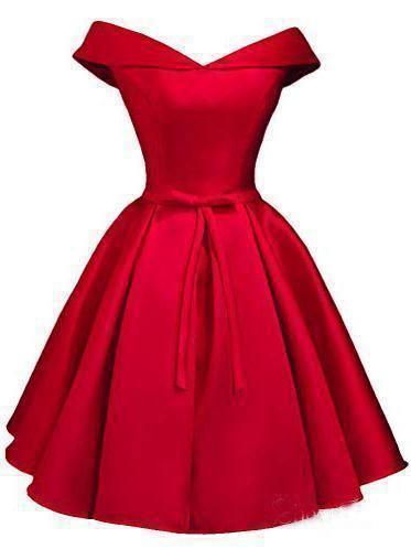 Vestido sencillo de fiesta de bienvenida color rosa rubor con hombros descubiertos, vestido de graduación de satén