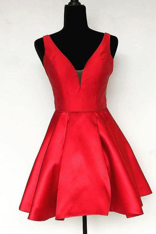 Simple Satin Short Prom Dress Lavender Homecoming Dress PD319