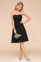 Robe de soirée sans manches Black Tie Affair, mini robe de demoiselle d'honneur