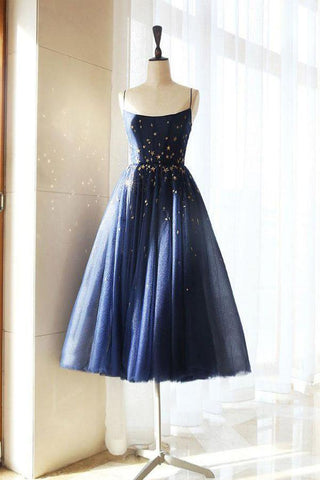 Robe de bal courte à paillettes avec étoiles PD384