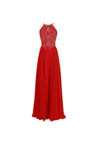 Vestidos de gala con tirantes, pedrería y espalda descubierta PG263