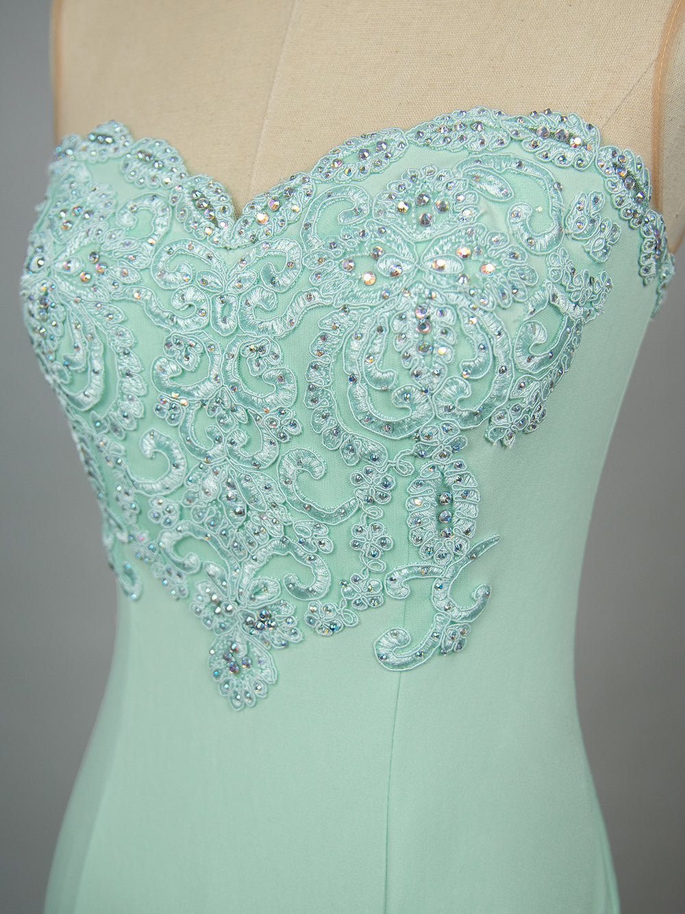 Sweetheart Floral Lace Tulle Mermaid Long Prom dress