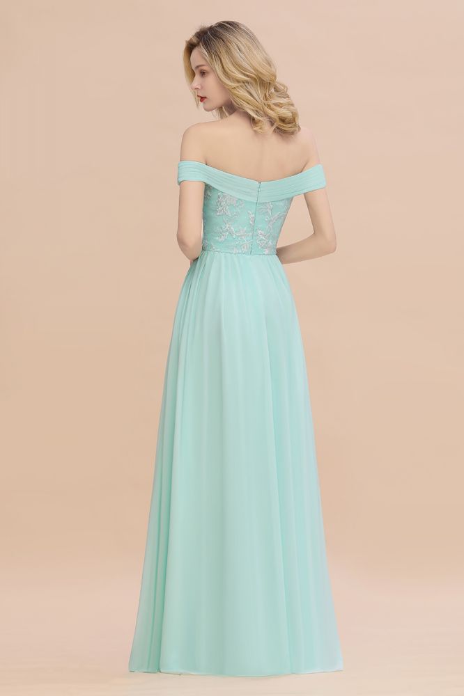 Vestido de fiesta sencillo con volantes y escote corazón, vestido de dama de honor corte A con hombros descubiertos