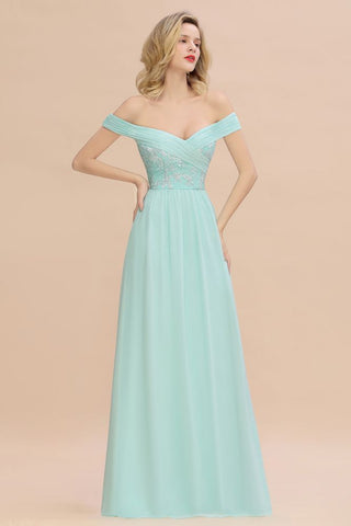 Vestido de fiesta sencillo con volantes y escote corazón, vestido de dama de honor corte A con hombros descubiertos