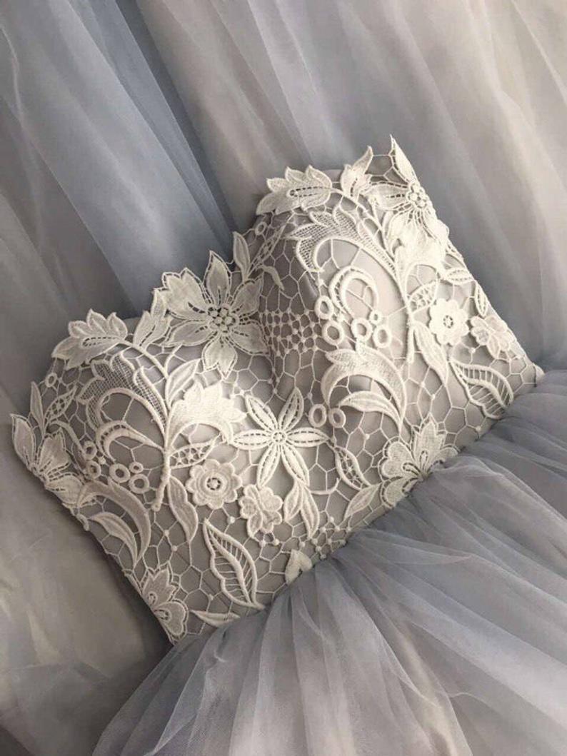 Vestido de novia bohemio corte A sin tirantes con escote corazón, vestido de novia modesto de tul WD427