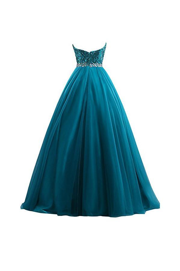 Vestido de baile de tul con lentejuelas, vestido de noche PG254