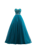 Vestido de baile de tul con lentejuelas, vestido de noche PG254