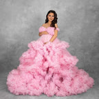 6104#Vestidos para sesión de fotos de maternidad, vestido de maternidad para embarazo y baby shower 