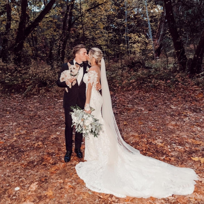 Robes de mariée sirène vintage en dentelle à manches longues 