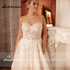 Baoleely Vintage Lace Wedding Dress with jacket