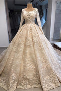 Vestido de novia vintage con encaje | Vestido de novia con mangas