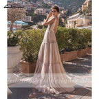 Baoleely Wedding Dress  V Neck Country Tulle Beach