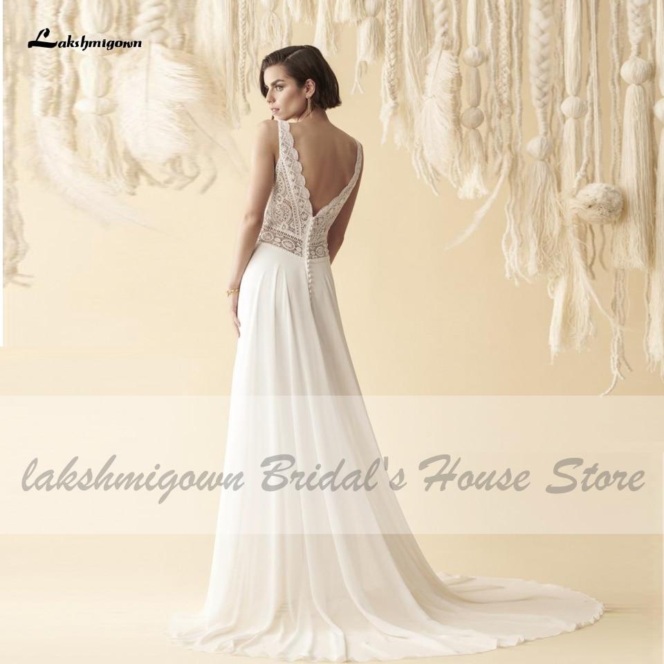 Baoleely Wedding Dress for Women Summer Sexy V-Neck Lace