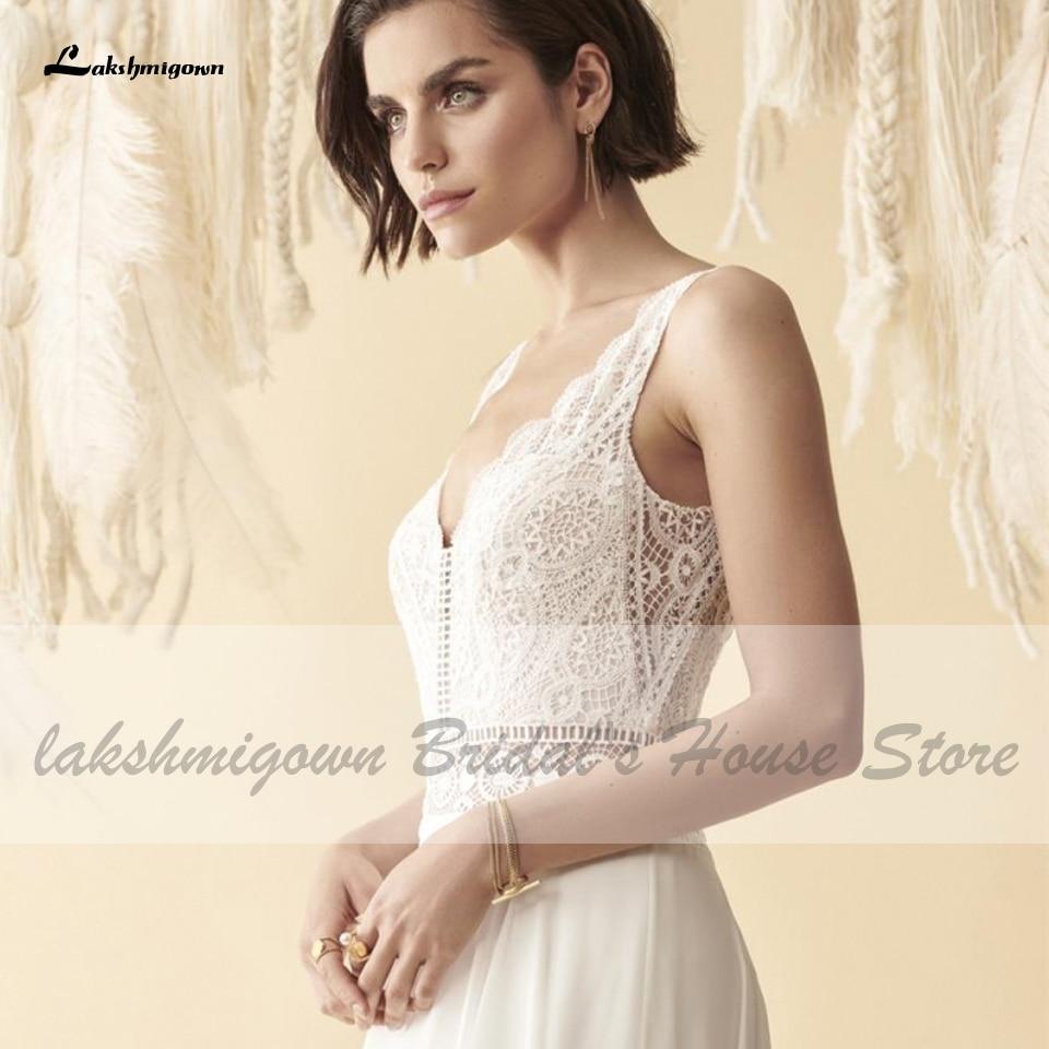 Baoleely Wedding Dress for Women Summer Sexy V-Neck Lace