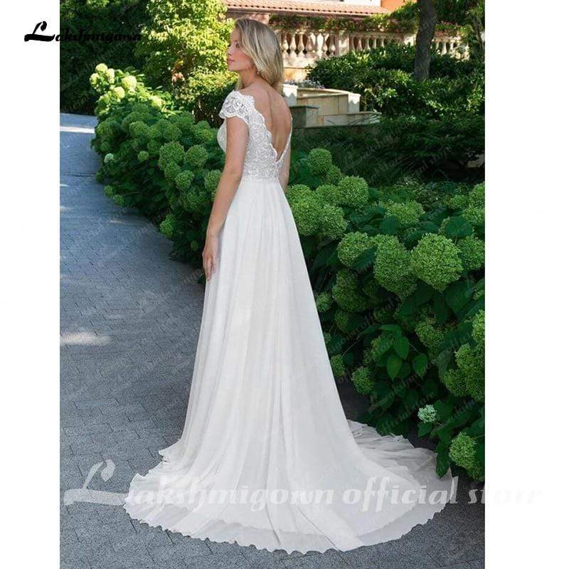 Baoleely Wedding Dress Vintage Lace Appliques