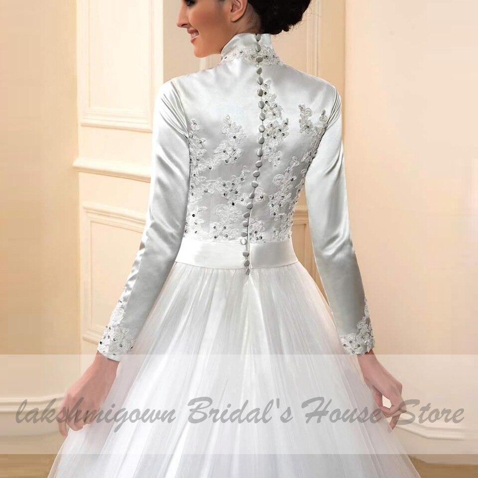 Baoleely Wedding Dress with Detachable Train Lace Beaded