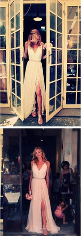 Vestidos de novia largos de encaje blanco baratos, vestidos de graduación, vestidos de noche elegantes, MW126 