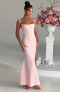 Vestido maxi Whitney, vestidos formales, vestido mini sirena