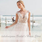 Baoleely Women Mermaid Wedding Dress with Detachable Skirt